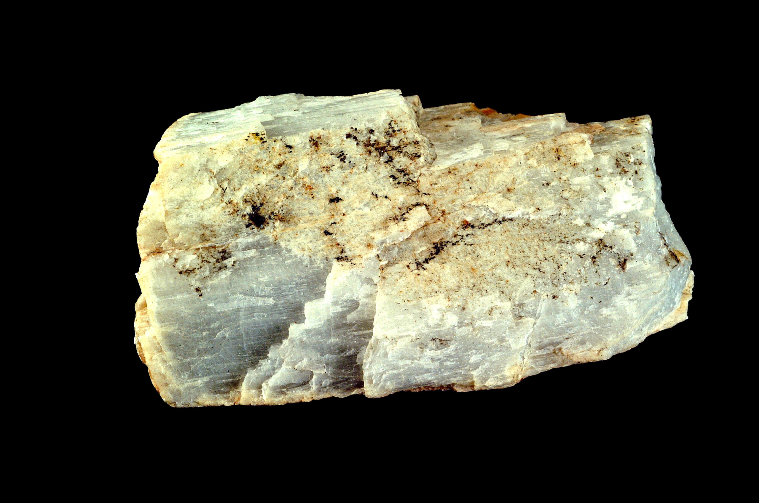 Échantillon de spodumène, minerai de lithium